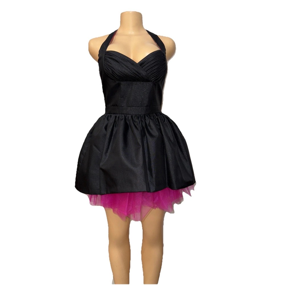 Betsey Johnson Evening Formal Cocktail Prom Strapless Dress Vintage‎ Neckline 2